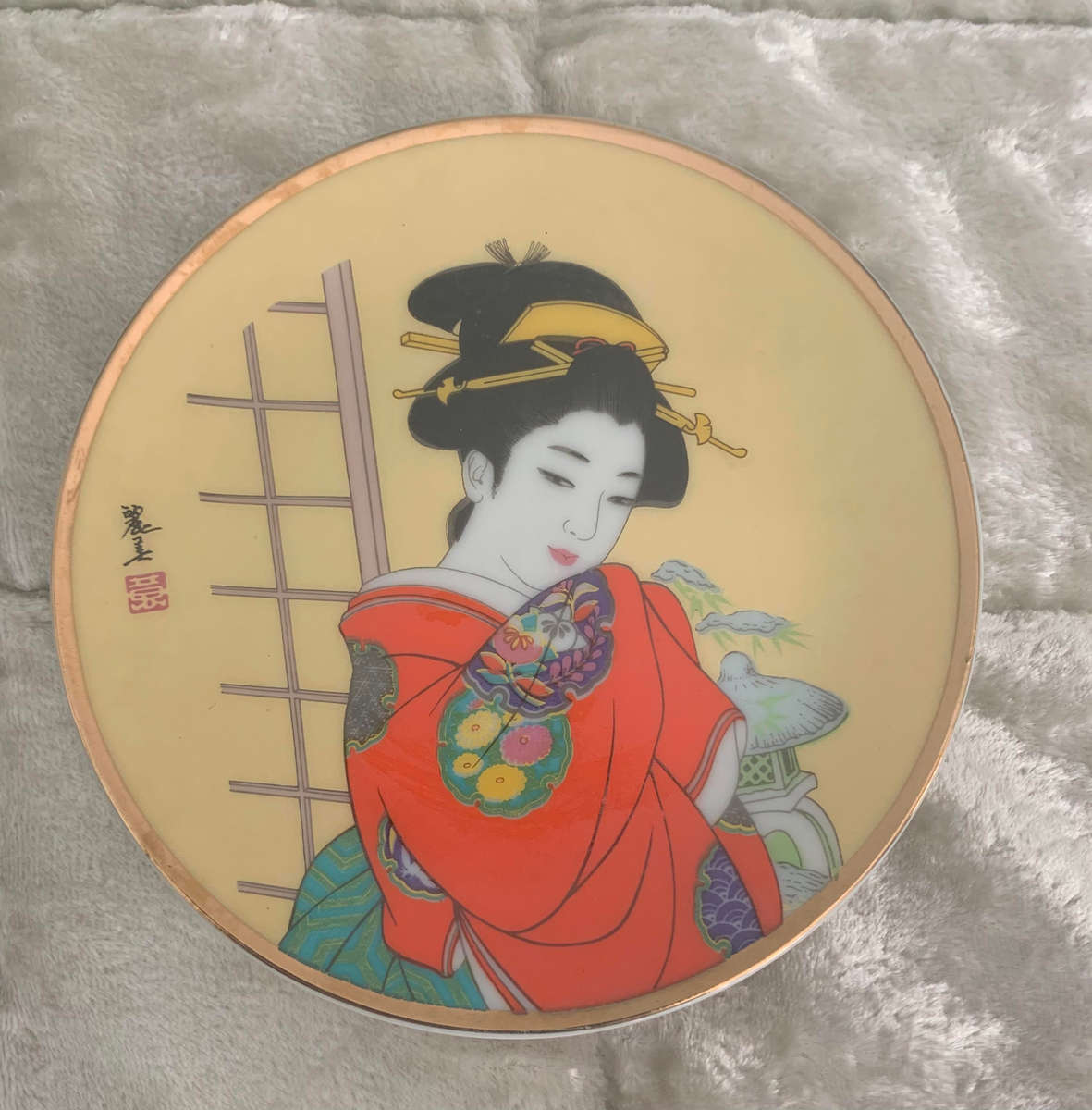Oriental wall plate 5