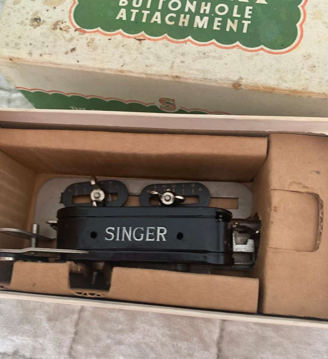 Vintage Singer Buttonhole attachment