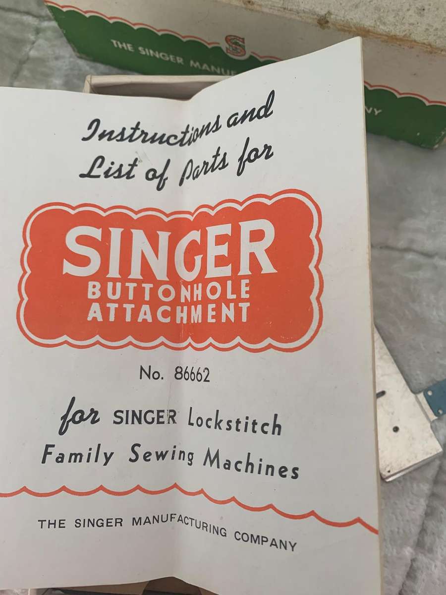 Vintage Singer Buttonhole attachment