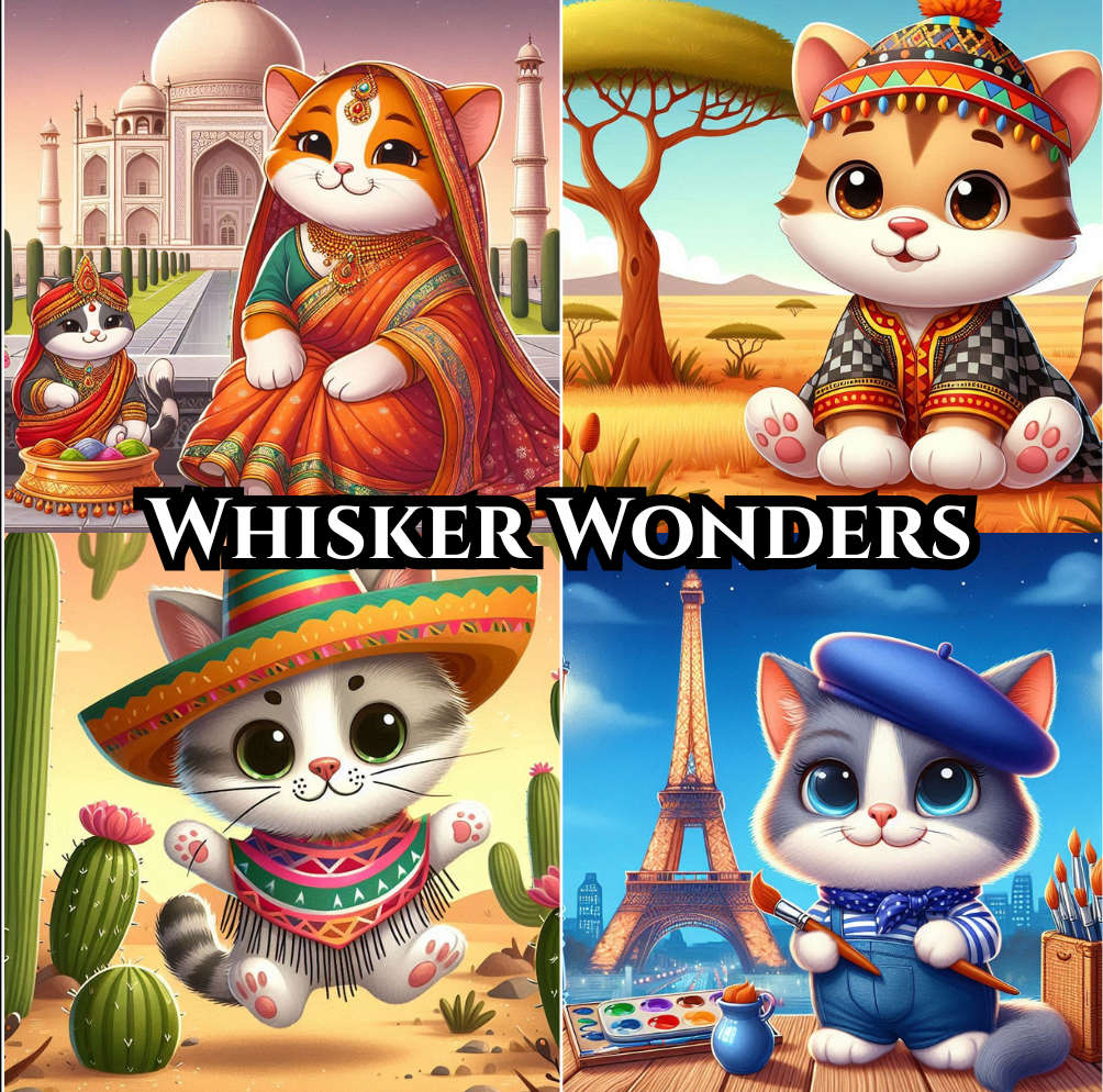 Whisker Wonders printable coloring book