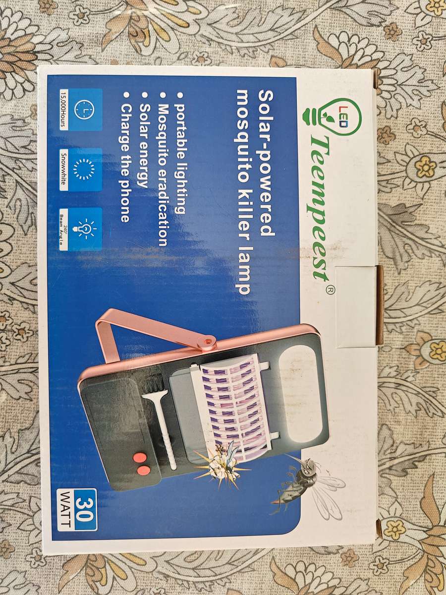 Teempeest Solar Powered Mosquito Killer lamp 30W