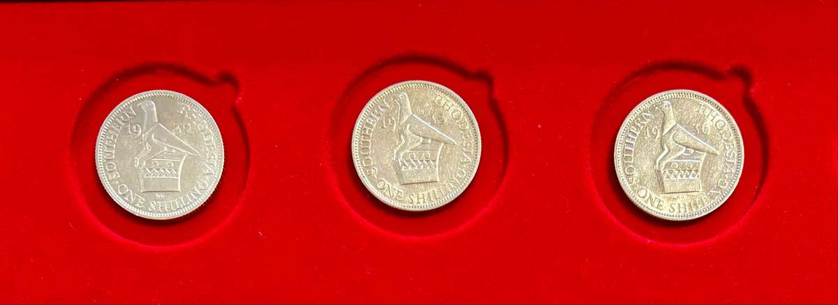 Higher Grade S. Rhodesia Silver Shillings (32, 34, 36) - BID PER COIN