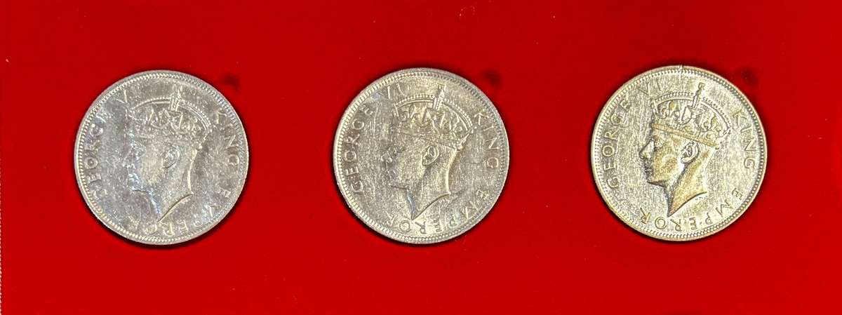 Higher Grade S. Rhodesia Silver Half-crowns (41, 42, 46) - BID PER COIN