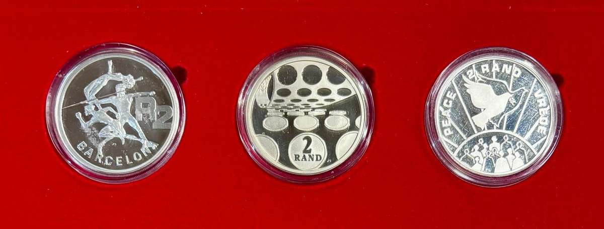 Beautiful Trio of RSA Proof Silver R2's (1oz) - BID PER COIN