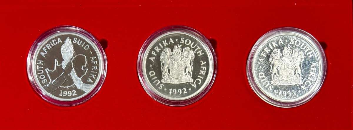 Beautiful Trio of RSA Proof Silver R2's (1oz) - BID PER COIN