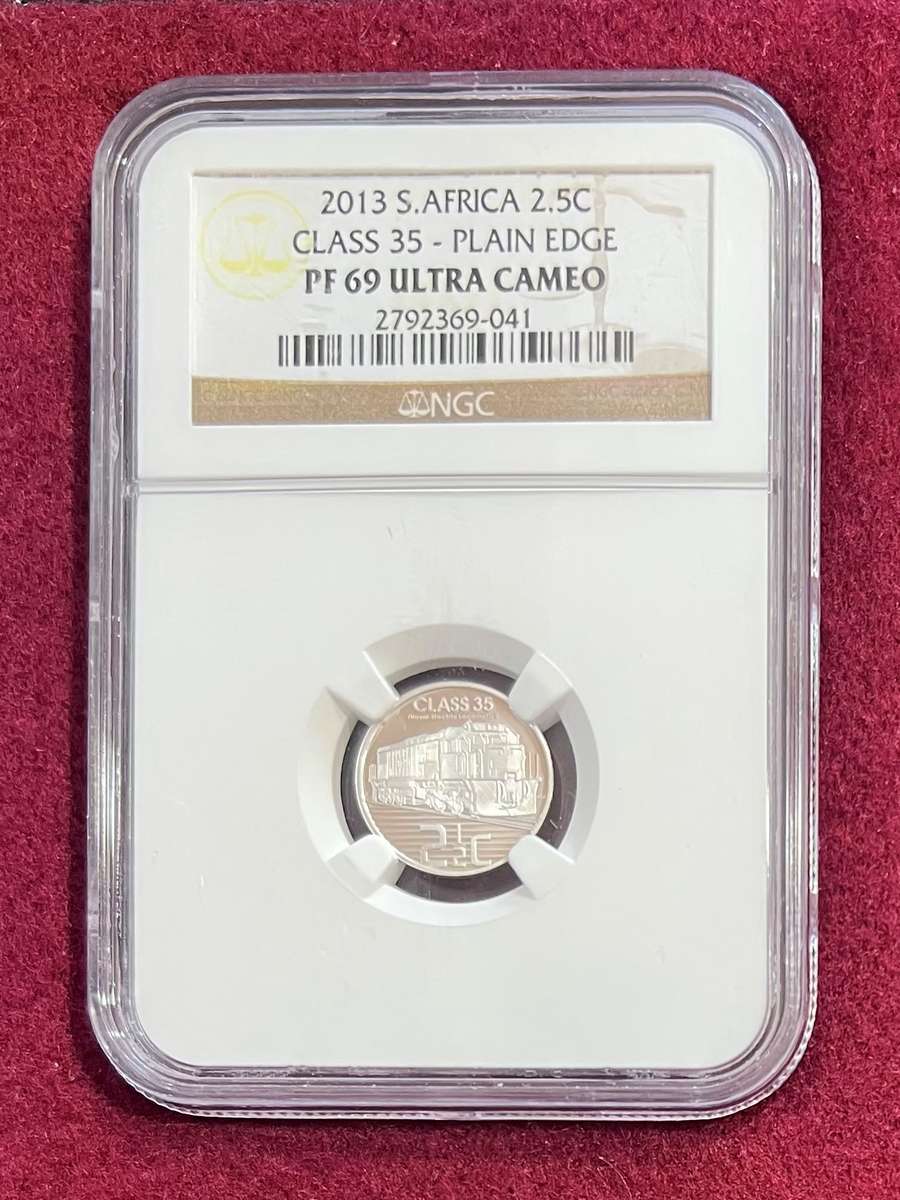 Graded RSA 2013 Class 35 Proof Silver 2.5c: NGC PF69.