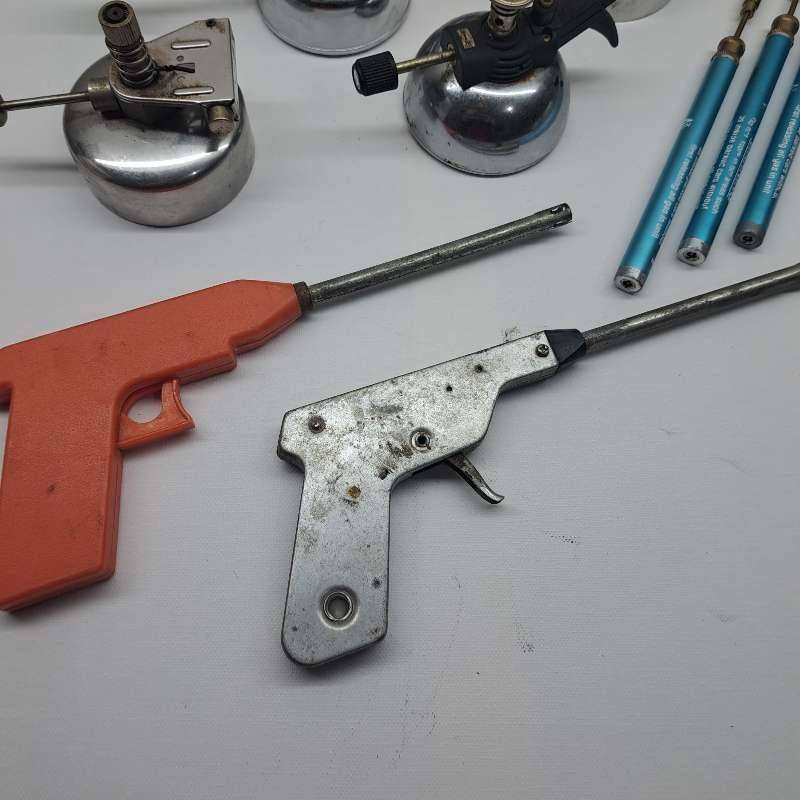 collection features antique soldering and brazing tools