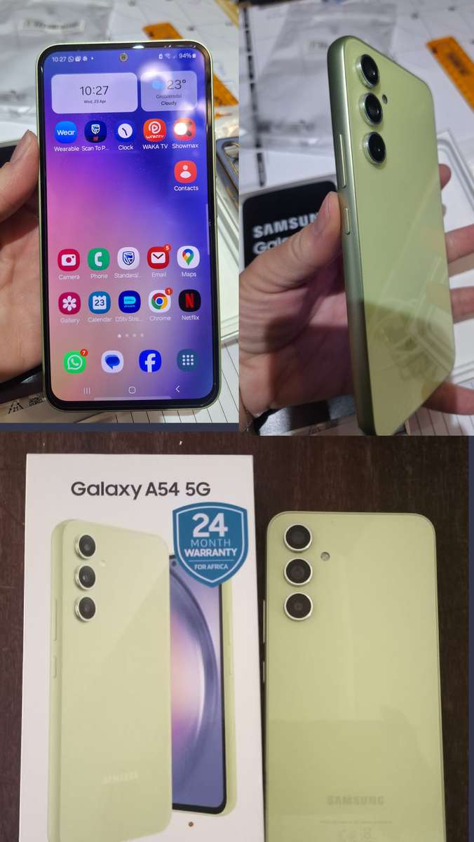 Samsung Galaxy A54 5G 256GB Dual-Sim Lime (in Original Box with screen protectors and covers)