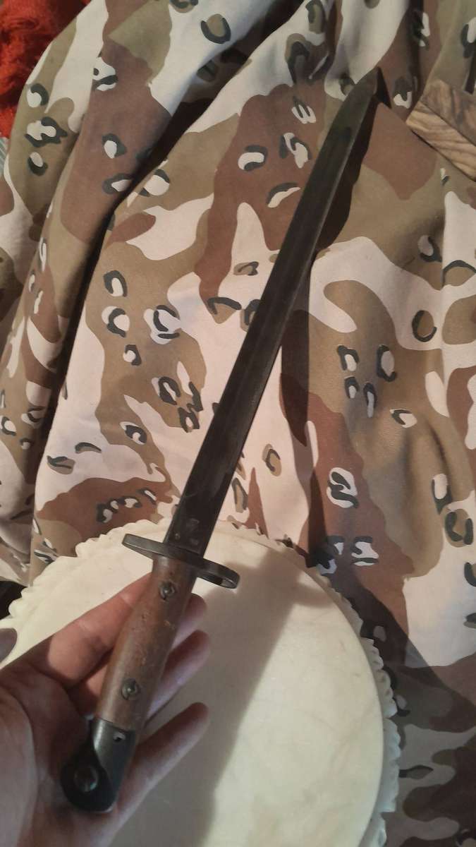 P1907 lee Enfield bayonet 1942 Australian Mangrovite