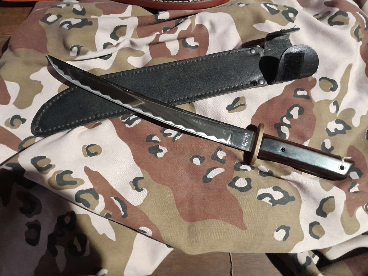 Stainless steel wakizashi