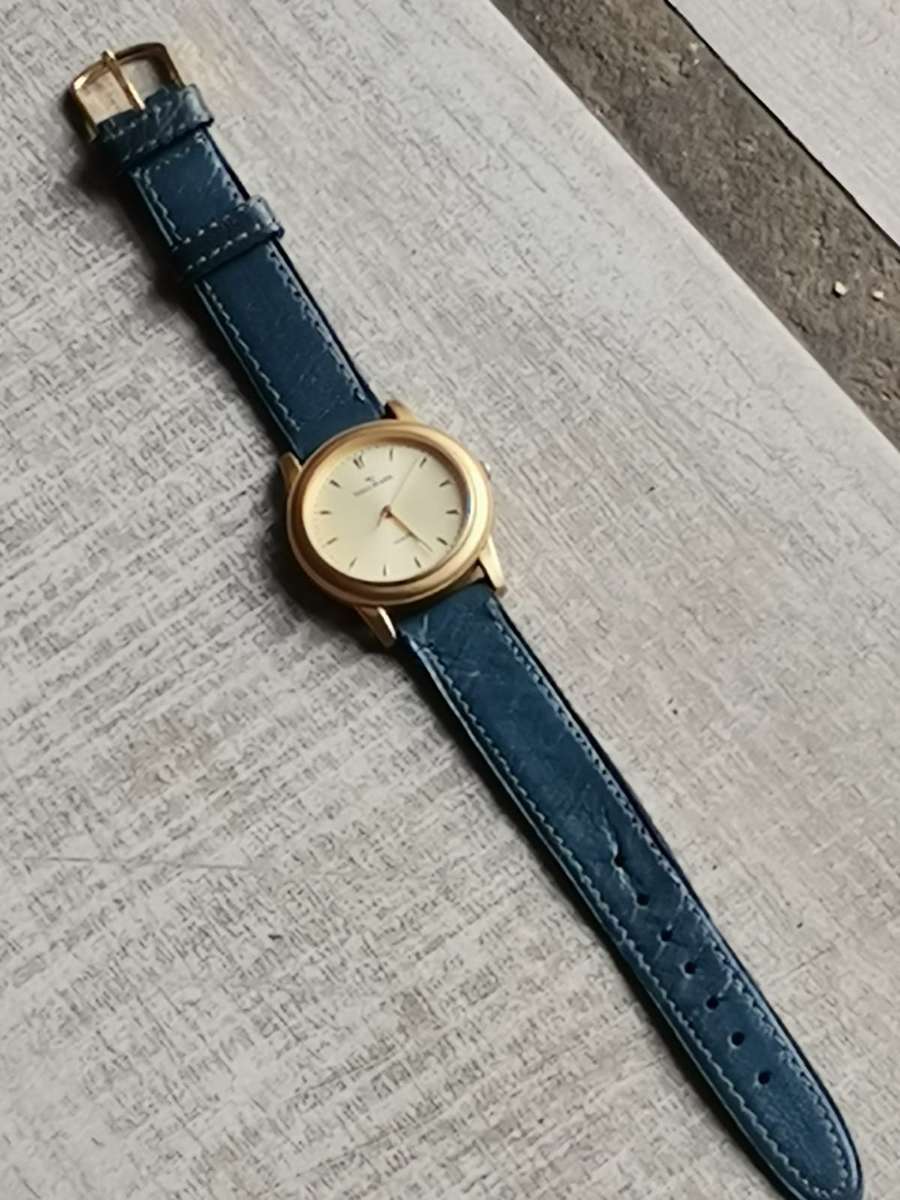 STUNNING ELEGANT LADIES GOLD HALLMARK WATCH IN EXCELLENT WORKING CONDITION