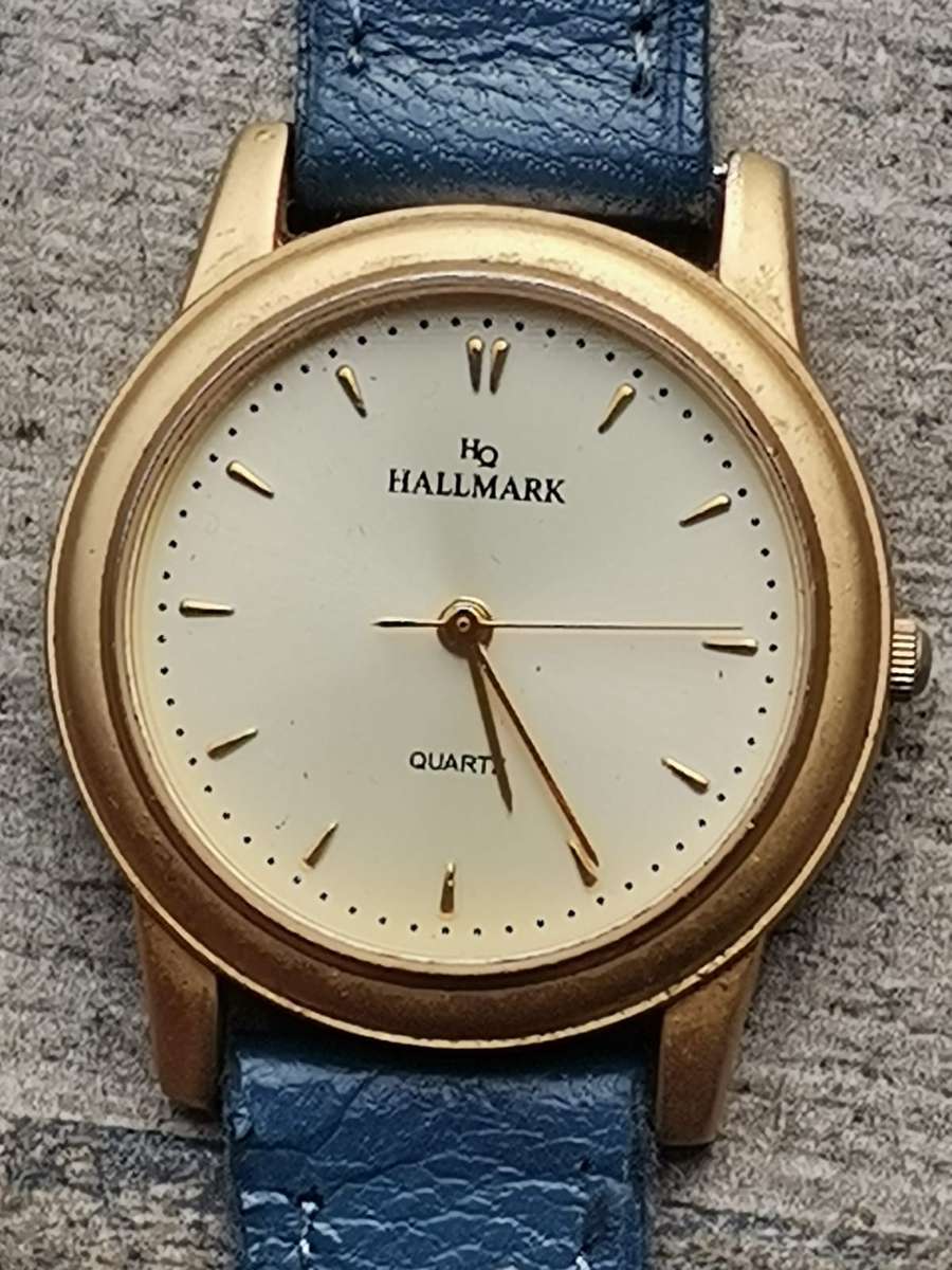 STUNNING ELEGANT LADIES GOLD HALLMARK WATCH IN EXCELLENT WORKING CONDITION