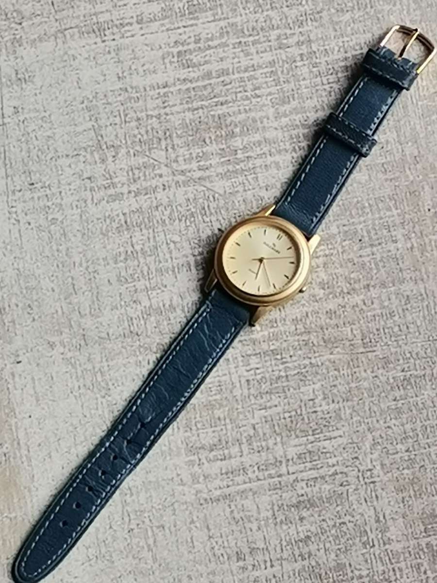 STUNNING ELEGANT LADIES GOLD HALLMARK WATCH IN EXCELLENT WORKING CONDITION