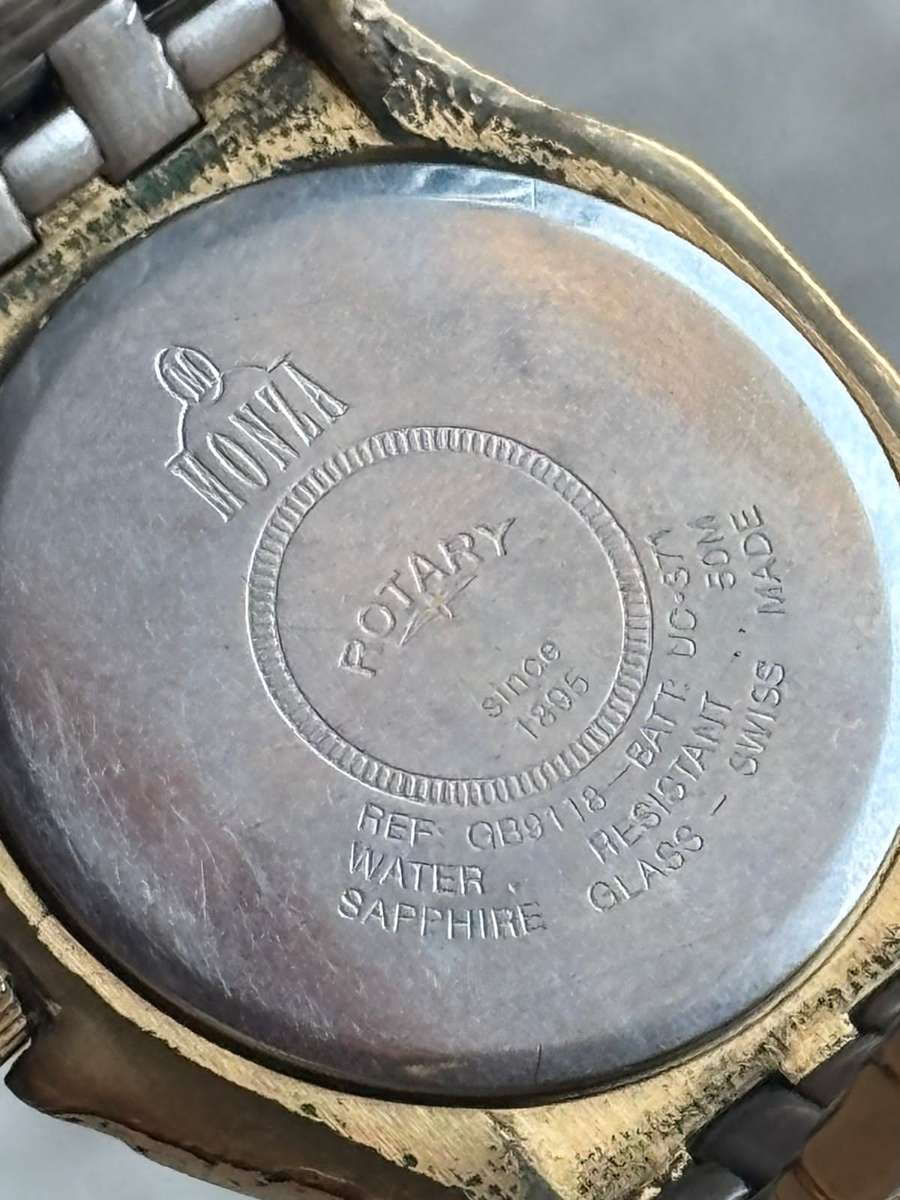 MENS VINTAGE ROTARY MONZA GOLD PLATED WATCH IN EXCELLENT WORKING CONDITION