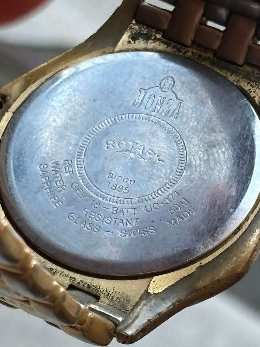 MENS VINTAGE ROTARY MONZA GOLD PLATED WATCH IN EXCELLENT WORKING CONDITION