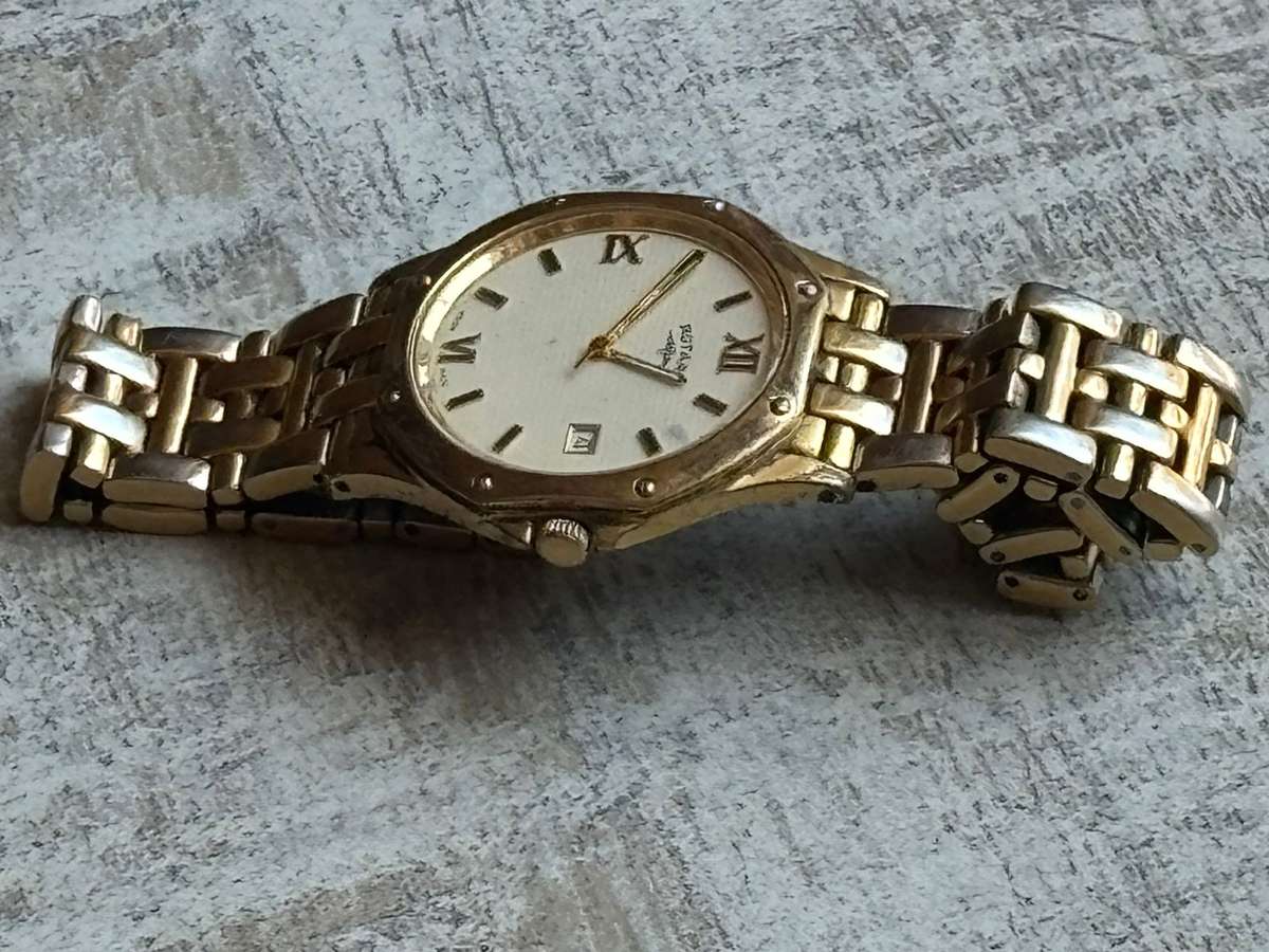 MENS VINTAGE ROTARY MONZA GOLD PLATED WATCH IN EXCELLENT WORKING CONDITION