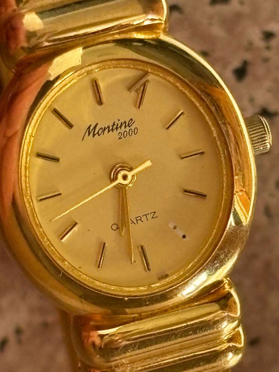 LADIES GOLD MORTIMA 2000 WATCH IN EXCELLENT WORKING CONDITION