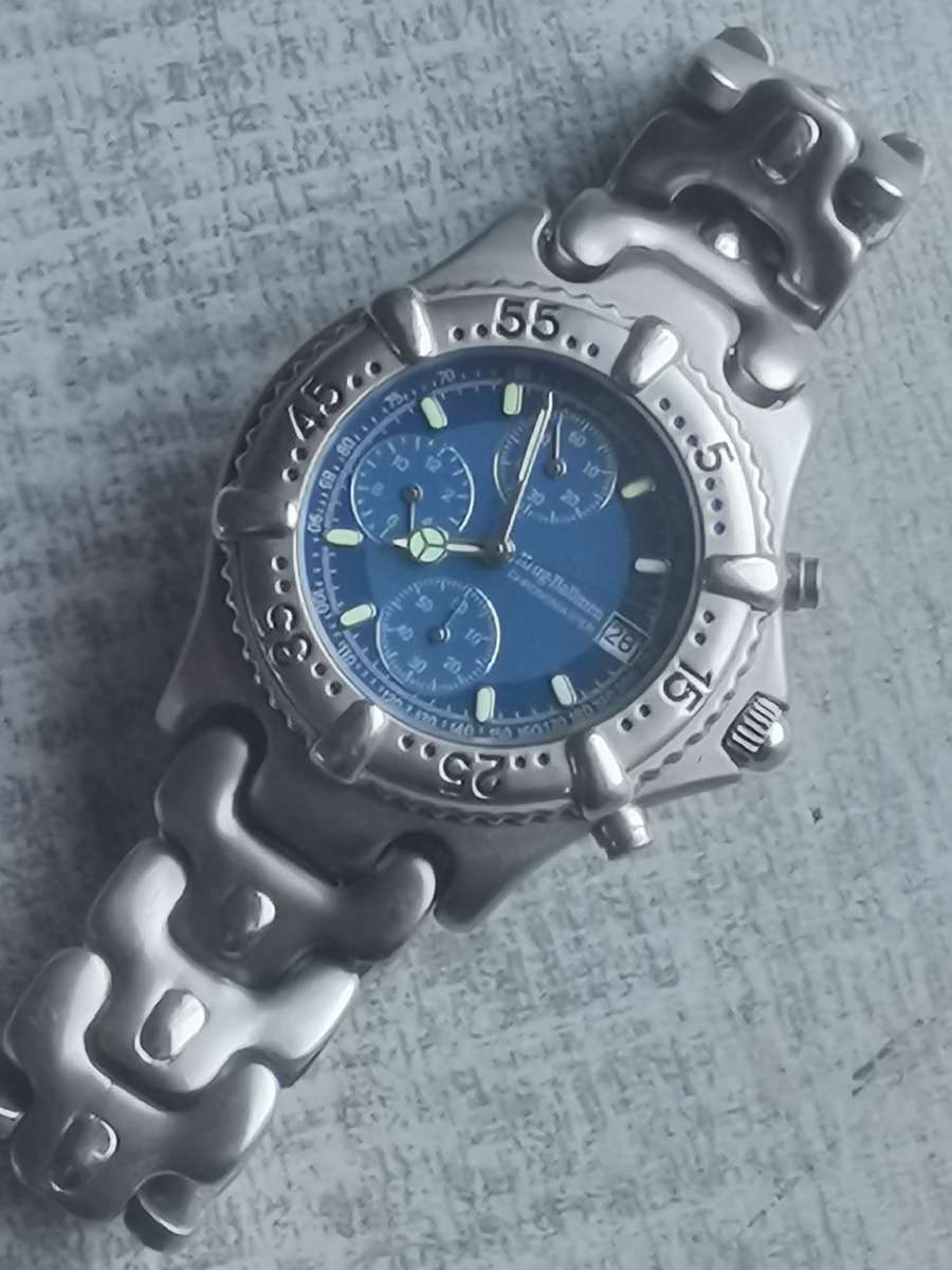 KRUG BAUMEN CHRONOMASTER MENS SPORTS WATCH IN EXCELLENT WORKING CONDITION