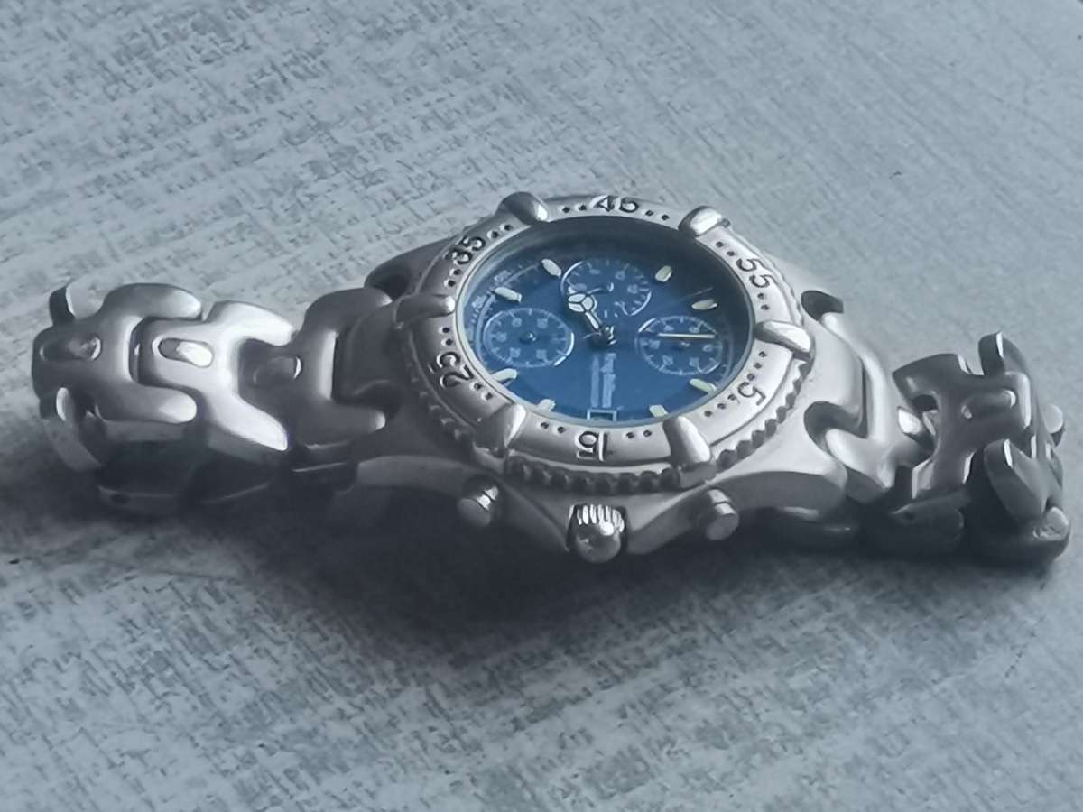 KRUG BAUMEN CHRONOMASTER MENS SPORTS WATCH IN EXCELLENT WORKING CONDITION