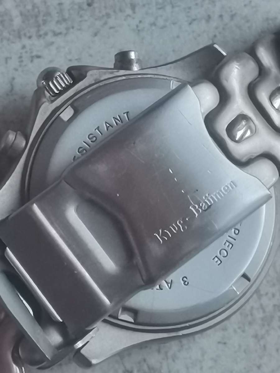 KRUG BAUMEN CHRONOMASTER MENS SPORTS WATCH IN EXCELLENT WORKING CONDITION