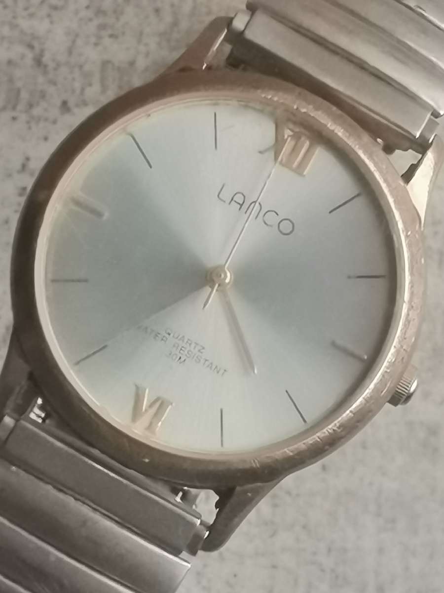 MENS LANCO GOLD PLATED WATCH IN EXCELLENT WORKING CONDITION