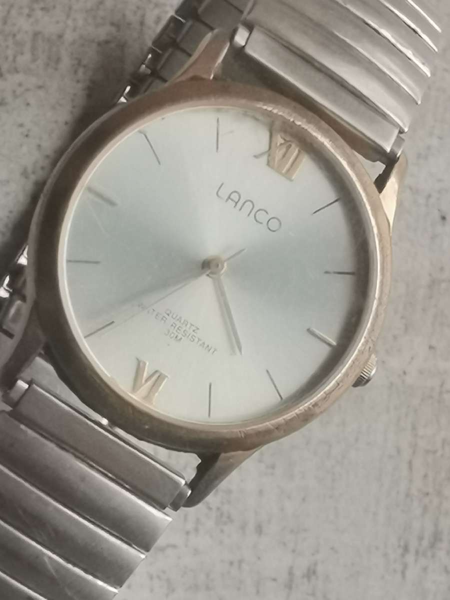 MENS LANCO GOLD PLATED WATCH IN EXCELLENT WORKING CONDITION