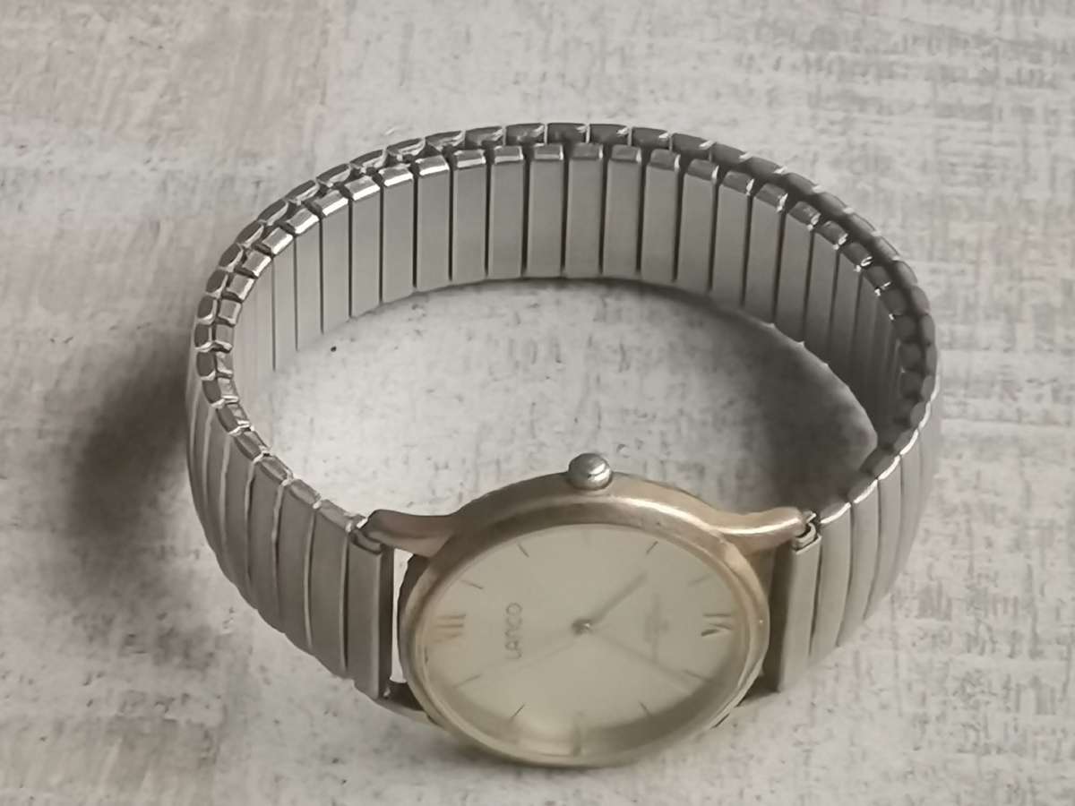 MENS LANCO GOLD PLATED WATCH IN EXCELLENT WORKING CONDITION