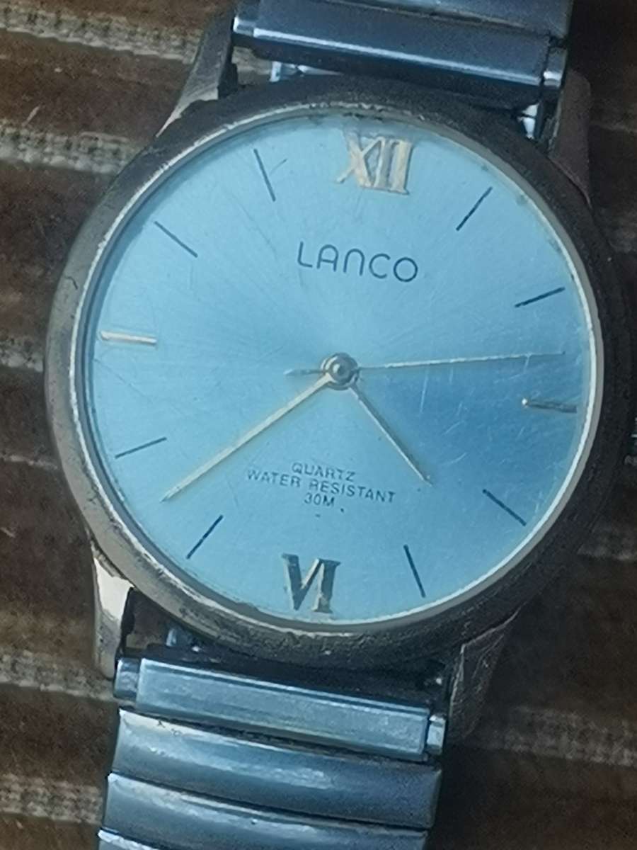 MENS LANCO GOLD PLATED WATCH IN EXCELLENT WORKING CONDITION