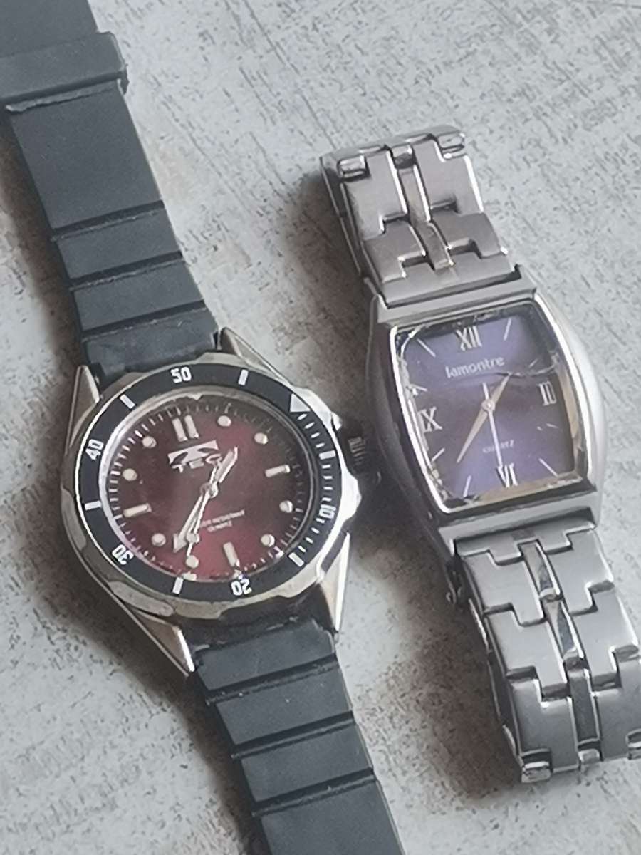 MENS LAMONTRÉ AND TEC WATCHES BOTH IN EXCELLENT WORKING CONDITION - BIDDING FOR BOTH