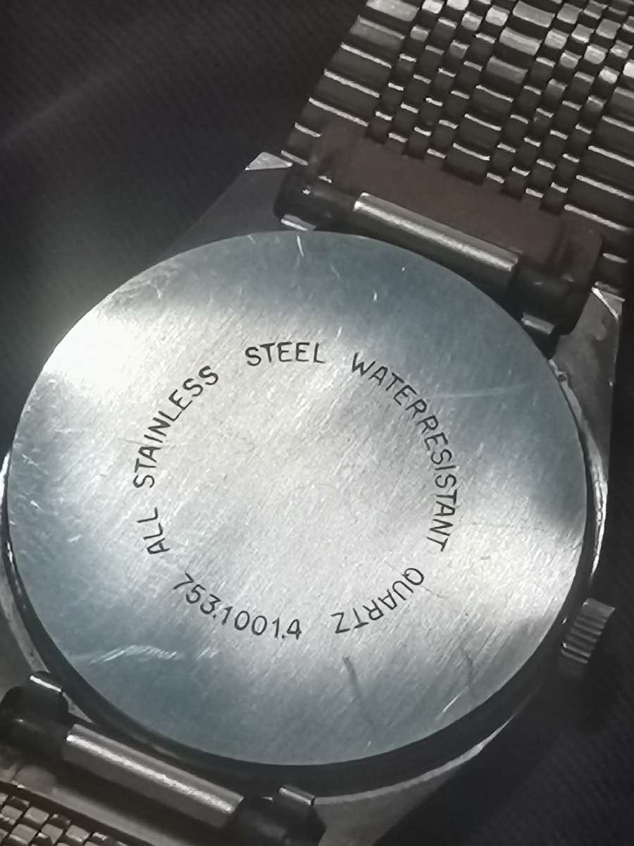 VINTAGE DELFIN EDOX MENS QUARTZ WATCH - UNTESTED SELLING AS IS