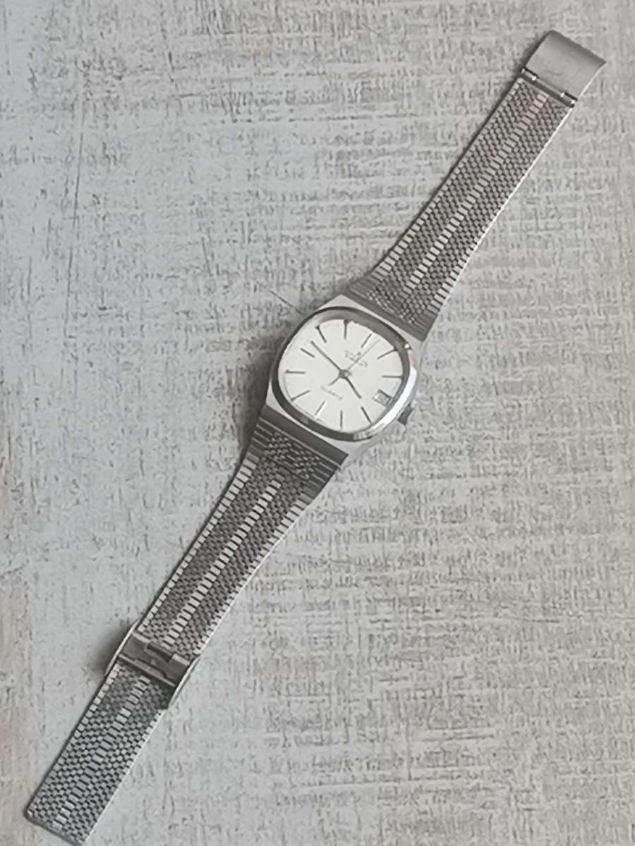 VINTAGE DELFIN EDOX MENS QUARTZ WATCH - UNTESTED SELLING AS IS