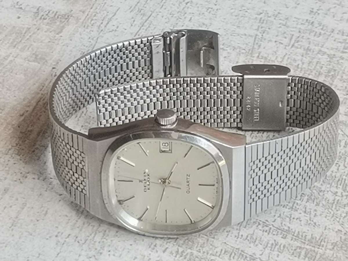 VINTAGE DELFIN EDOX MENS QUARTZ WATCH - UNTESTED SELLING AS IS