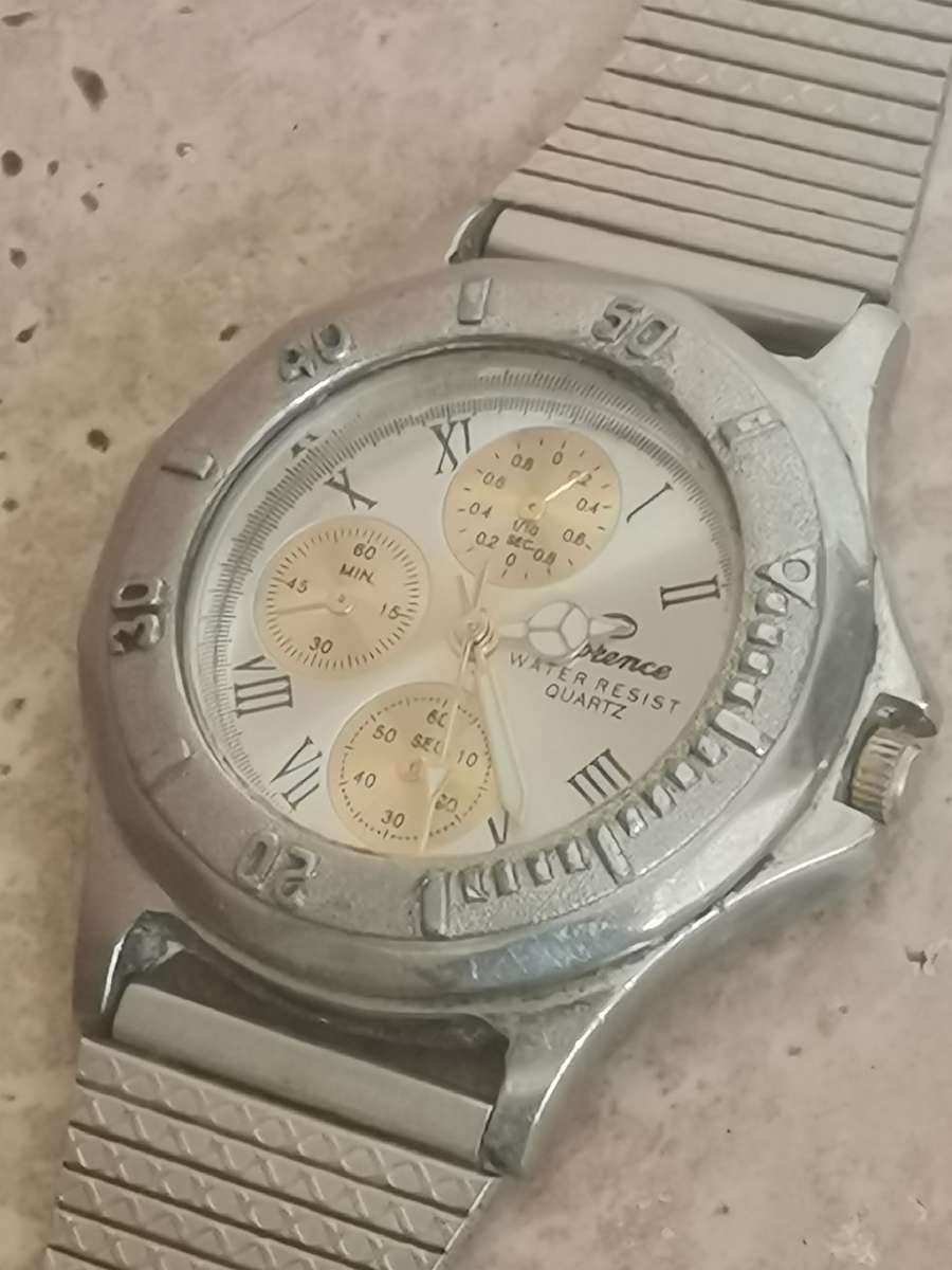 MENS STAINLESS STEEL FLORENCE WATCH IN EXCELLENT WORKING CONDITION