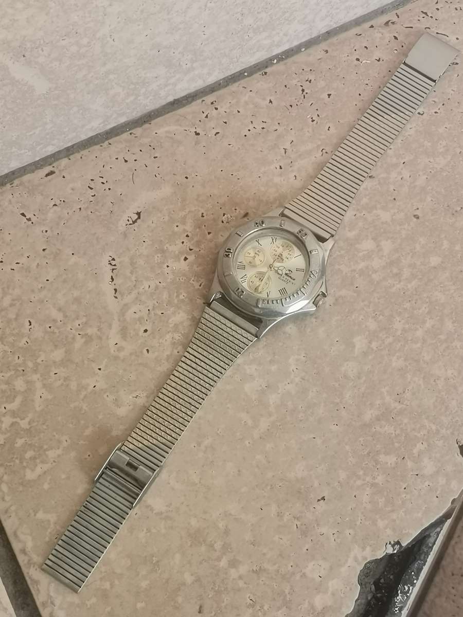 MENS STAINLESS STEEL FLORENCE WATCH IN EXCELLENT WORKING CONDITION