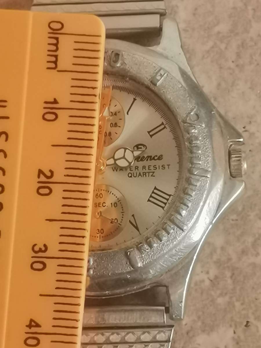 MENS STAINLESS STEEL FLORENCE WATCH IN EXCELLENT WORKING CONDITION