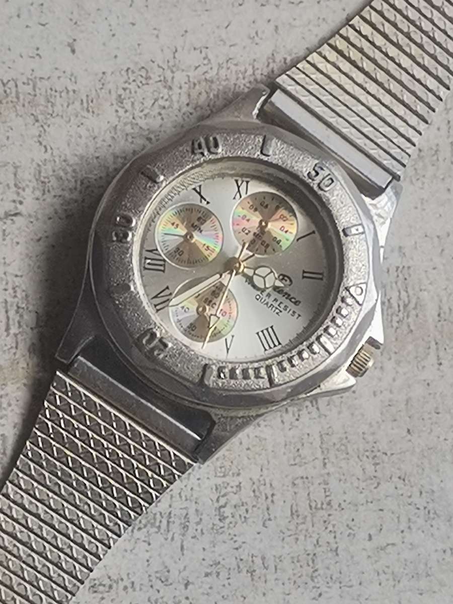 MENS STAINLESS STEEL FLORENCE WATCH IN EXCELLENT WORKING CONDITION