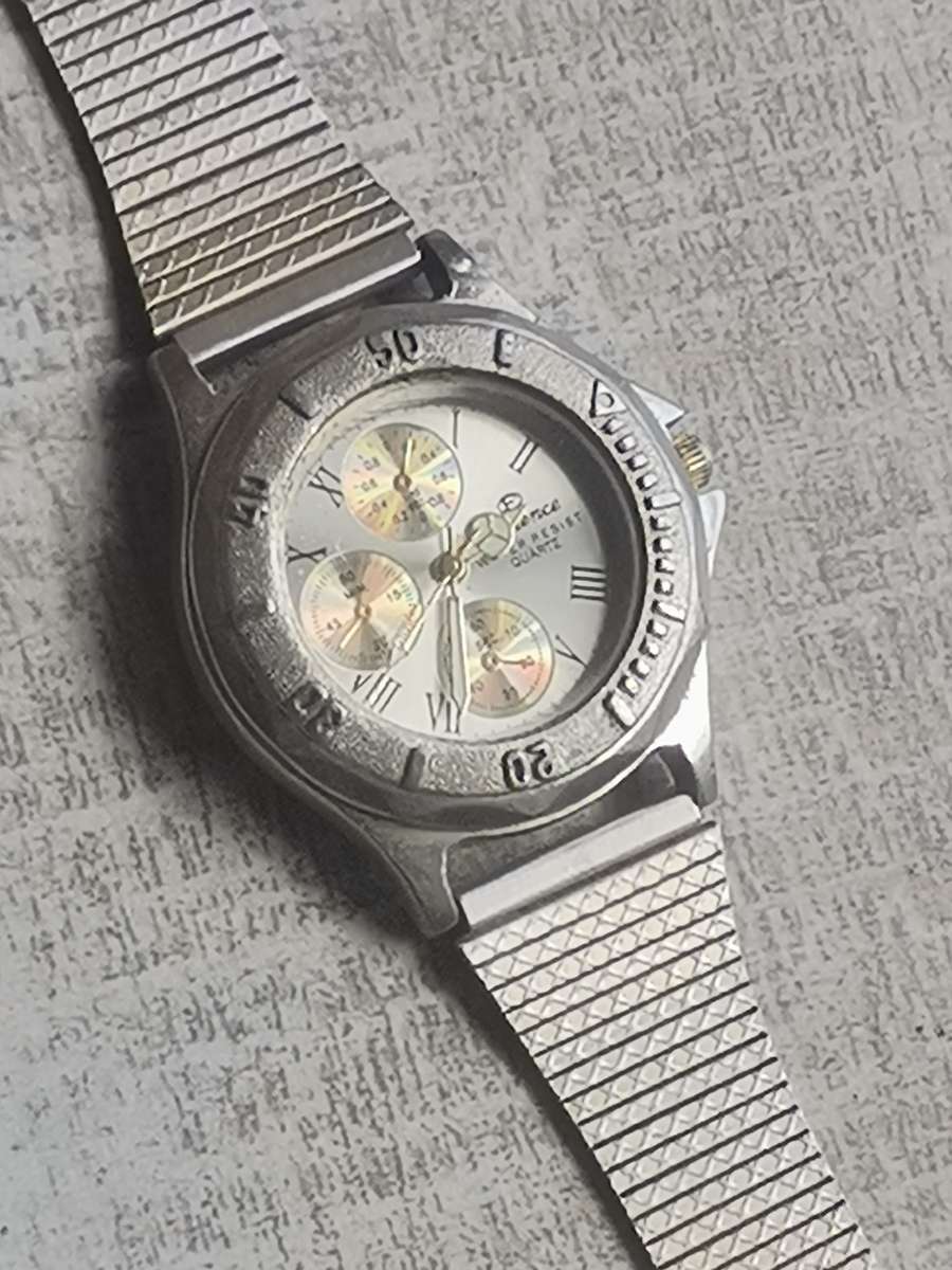 MENS STAINLESS STEEL FLORENCE WATCH IN EXCELLENT WORKING CONDITION