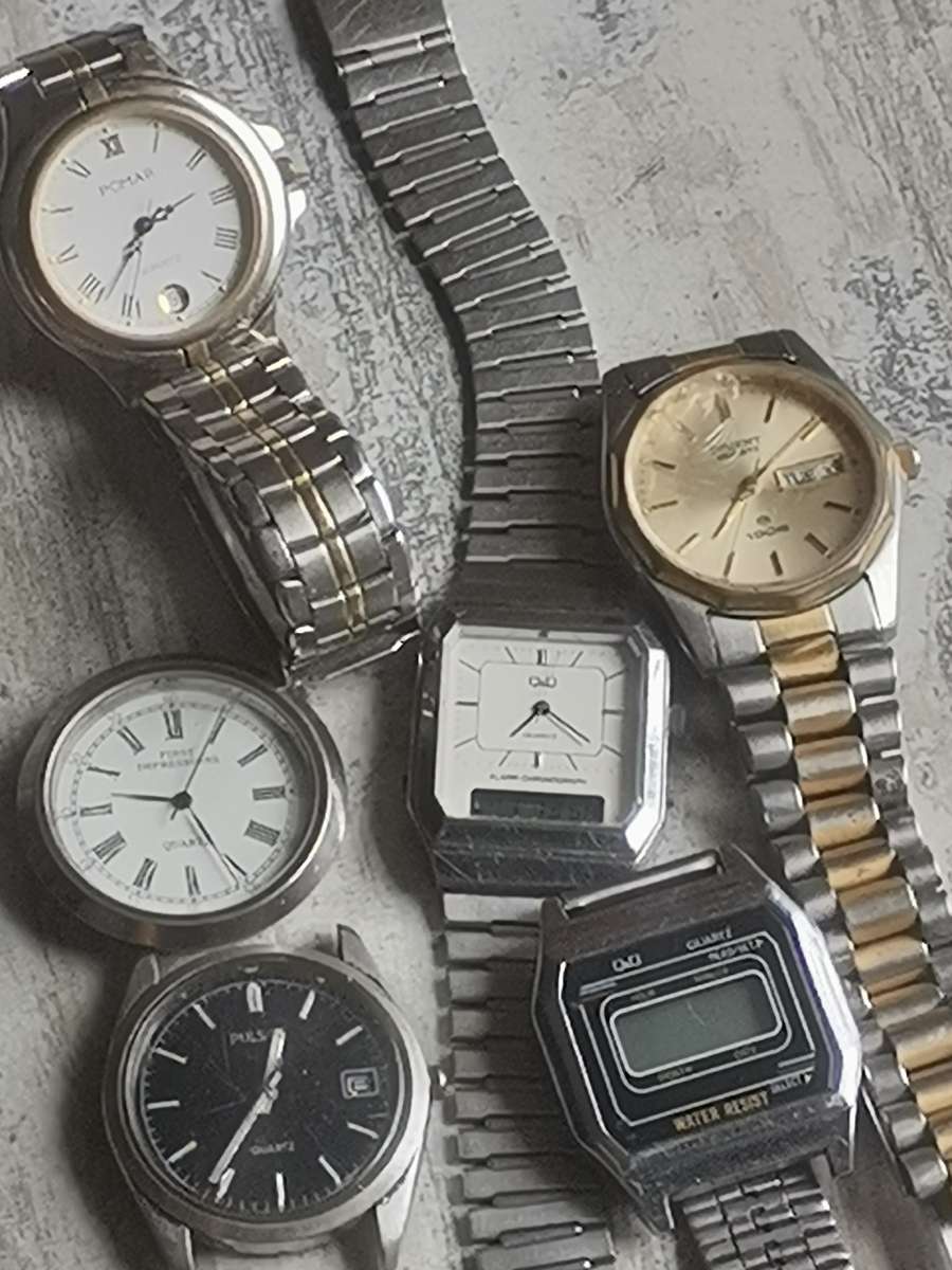 MENS BULK LOT WATCHES FOR SPARES OR REPAIRS - BIDDING FOR ALL 12 WATCHES