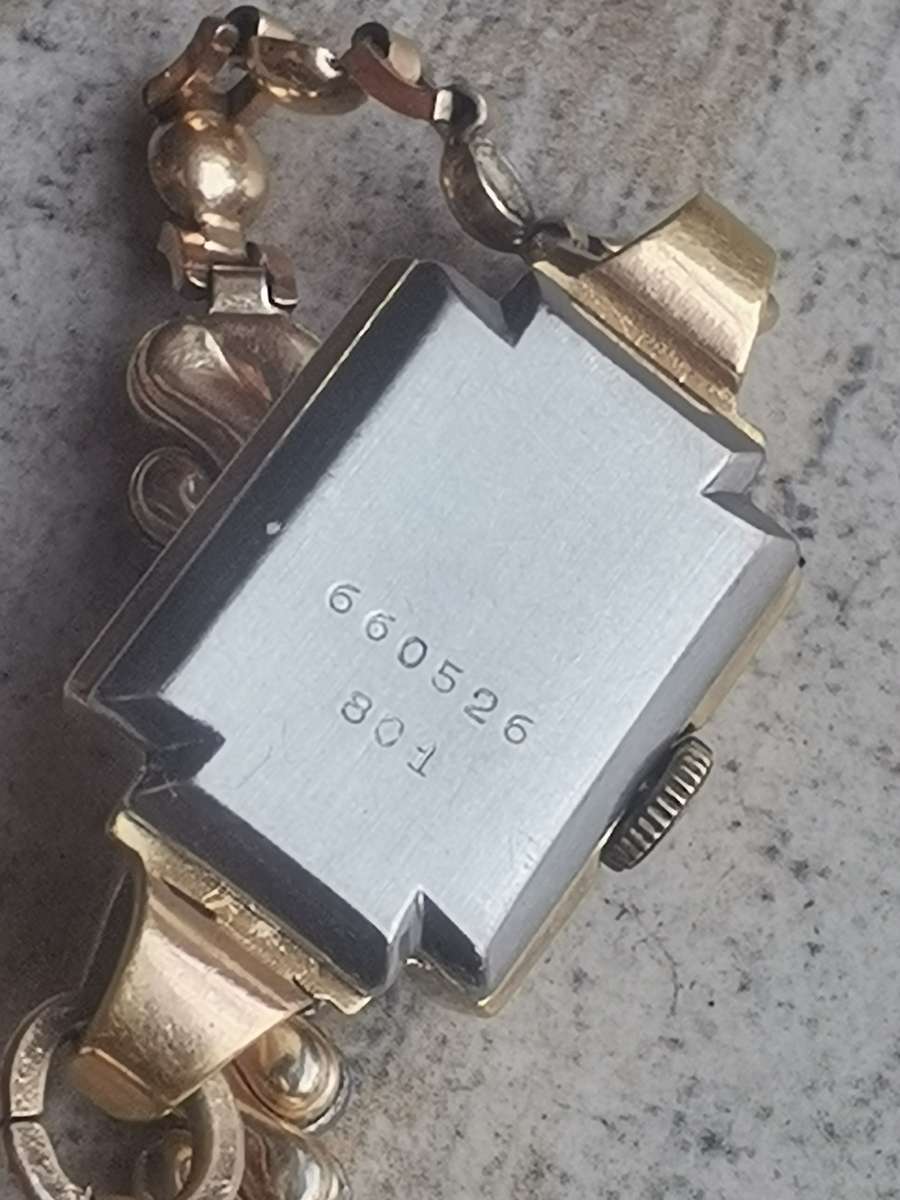 VINTAGE LADIES ROLEX  TUDOR GOLD WATCH - READ DESCRIPTION