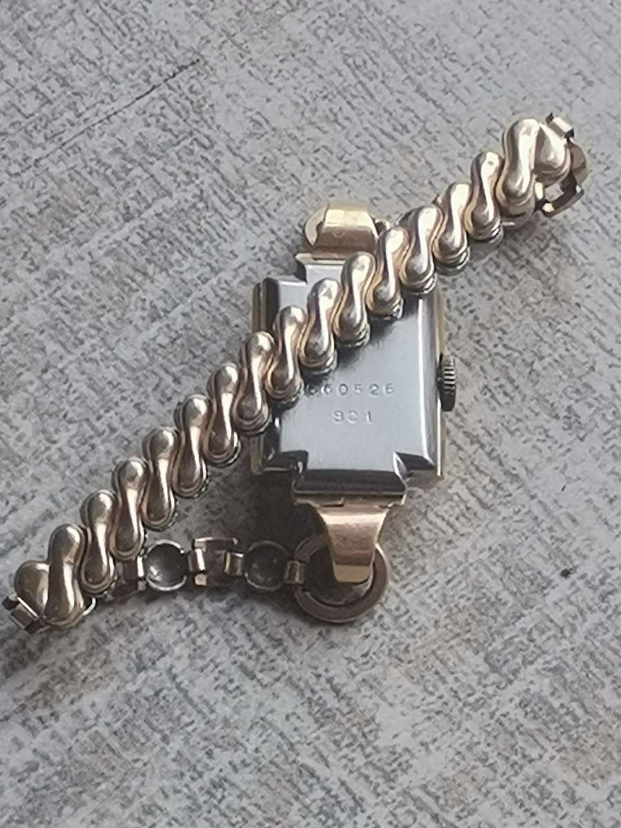 VINTAGE LADIES ROLEX  TUDOR GOLD WATCH - READ DESCRIPTION