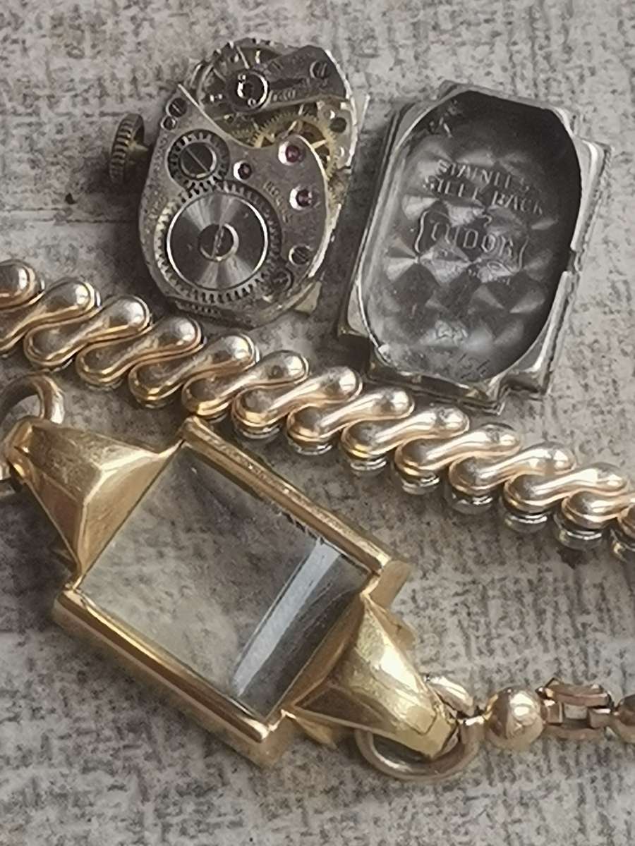 VINTAGE LADIES ROLEX  TUDOR GOLD WATCH - READ DESCRIPTION