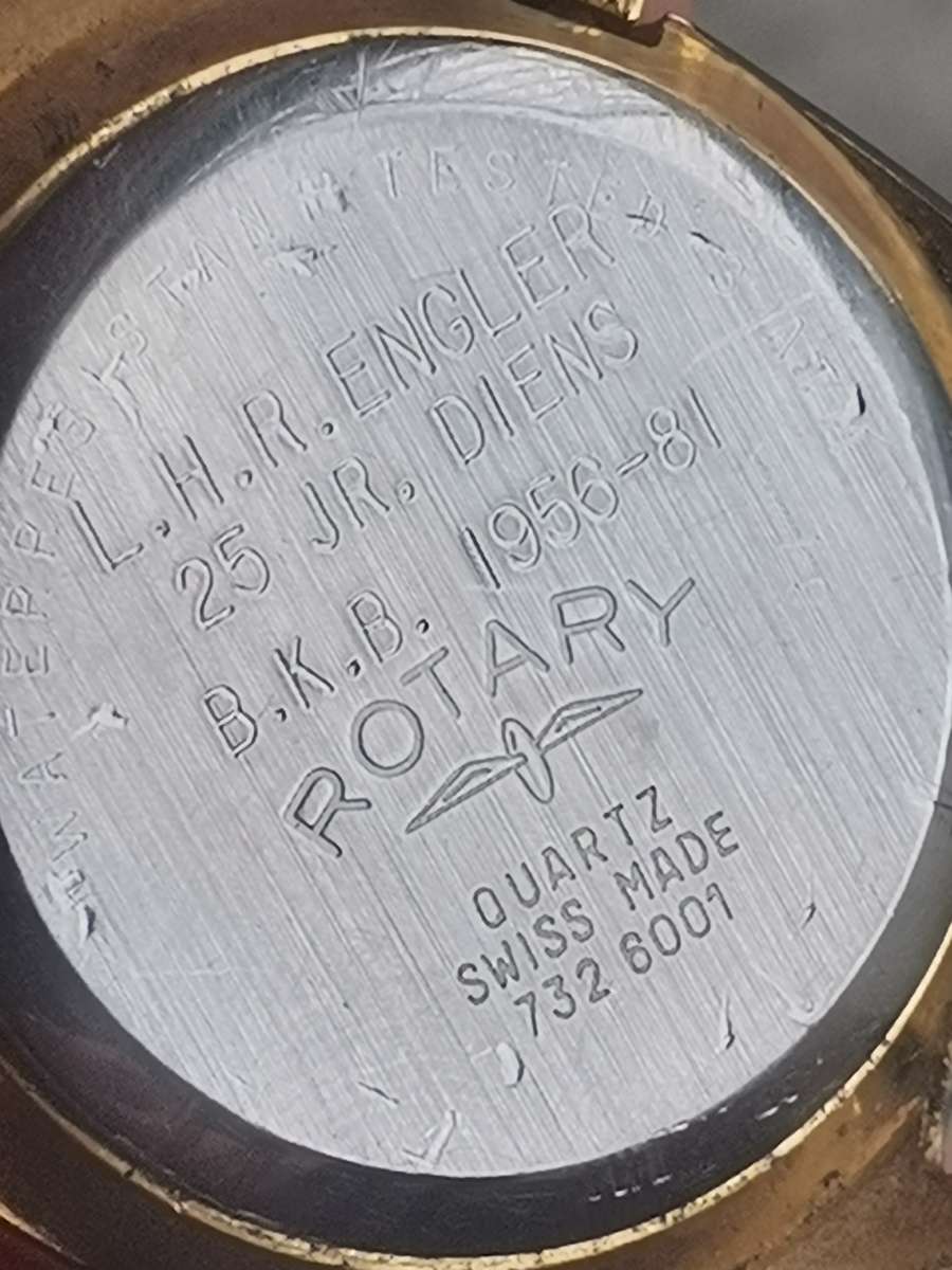 MENS VINTAGE ROTARY WATCH - UNTESTED