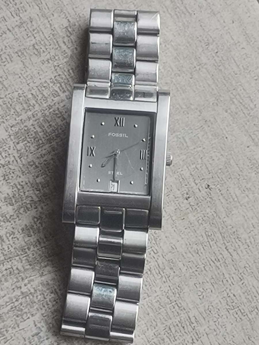 MENS FOSSIL STEEL ARKITEKT WATCH IN EXCELLENT WORKING CONDITION