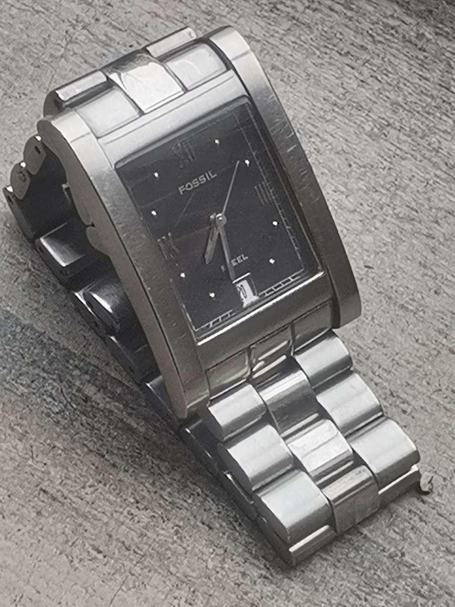 MENS FOSSIL STEEL ARKITEKT WATCH IN EXCELLENT WORKING CONDITION