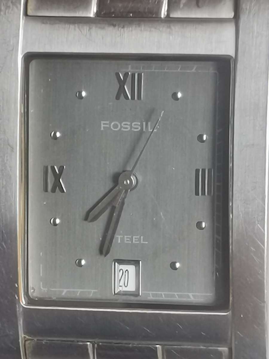 MENS FOSSIL STEEL ARKITEKT WATCH IN EXCELLENT WORKING CONDITION