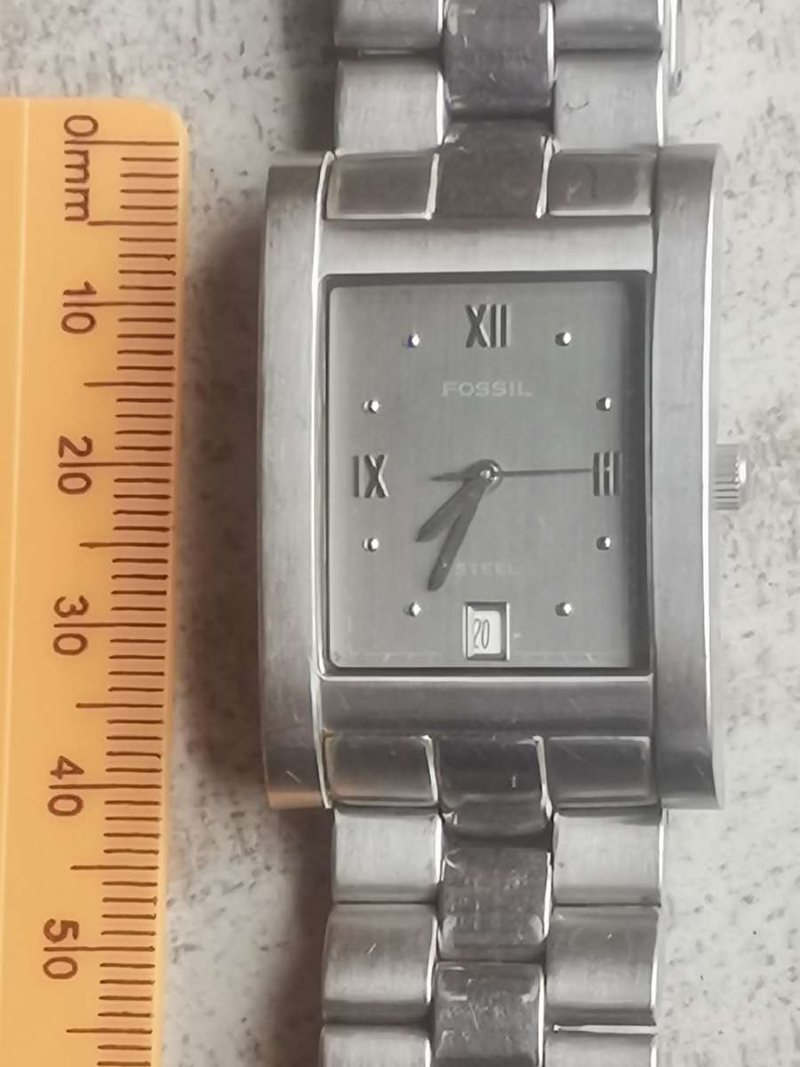 MENS FOSSIL STEEL ARKITEKT WATCH IN EXCELLENT WORKING CONDITION