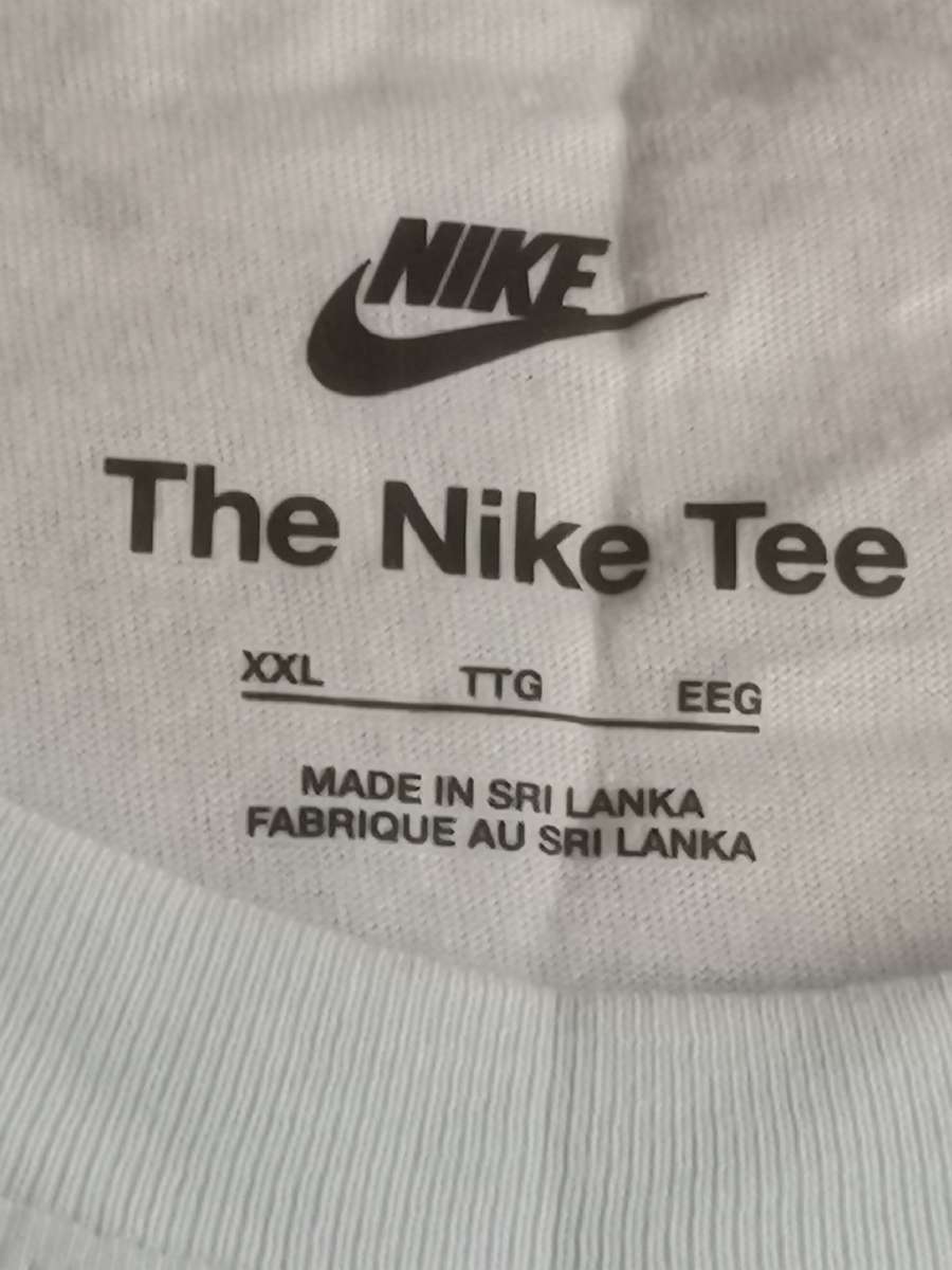 NEW MENS NIKE XXL LIGHT BLUE SHIRT