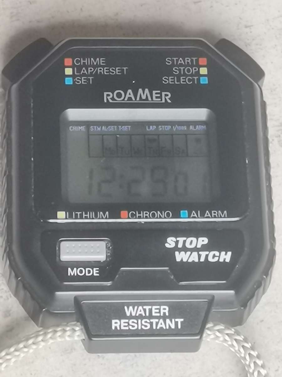 HUGE 73MM ROAMER STOPWATCH IN EXCELLENT WORKING CONDITION