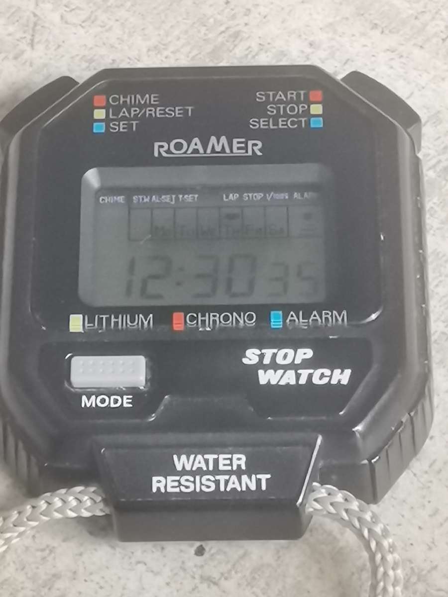 HUGE 73MM ROAMER STOPWATCH IN EXCELLENT WORKING CONDITION