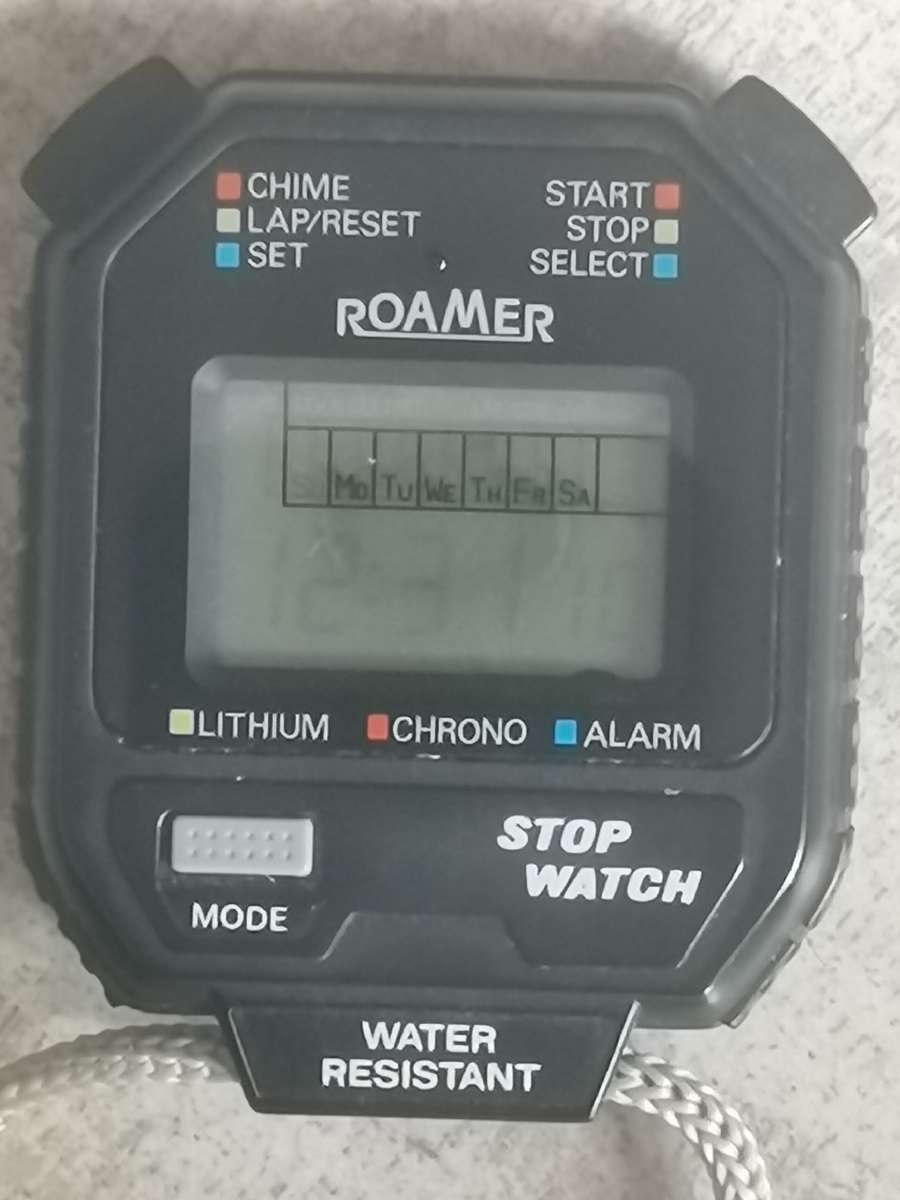 HUGE 73MM ROAMER STOPWATCH IN EXCELLENT WORKING CONDITION